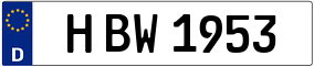 Truck License Plate